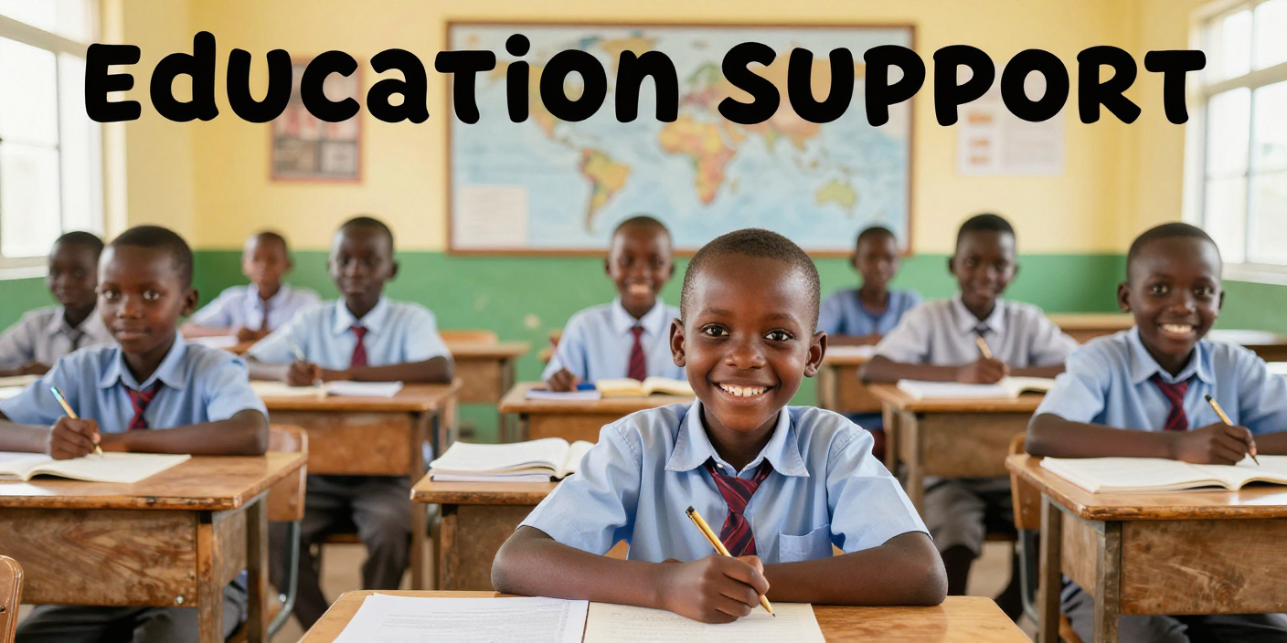 magnific african tanzania education support poster smiling 57700